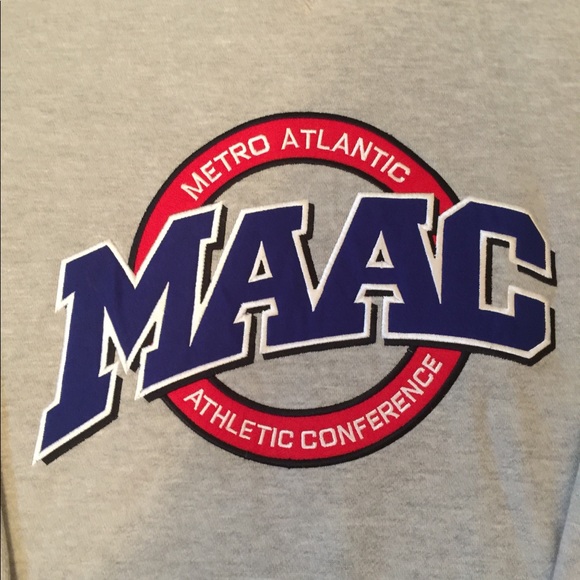 Aeropostale Crewneck Sweater MAAC Conference Gray - Picture 2 of 6